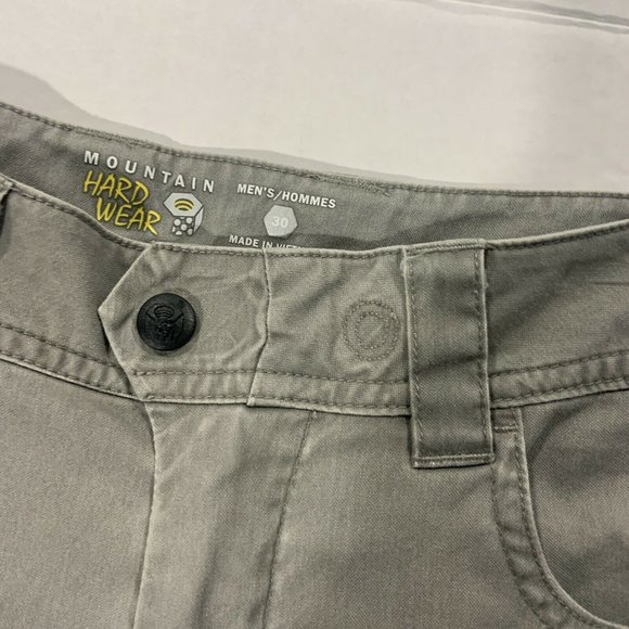 [SOLD] Mountain Hardwear Cargo Shorts Mens Size 30 Hiking Outdoors Trail Gray - Picture 3 of 7